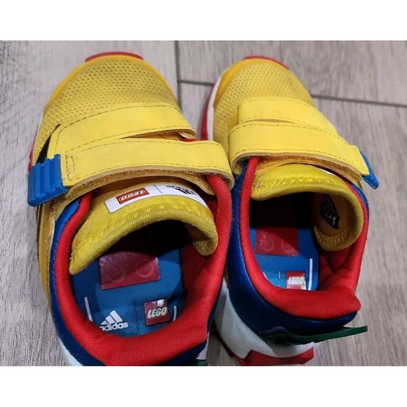 Lego Adidas Boys‎ Girls Kids shoes Size 6k Yellow, Red, Blue, Green - Picture 5 of 7